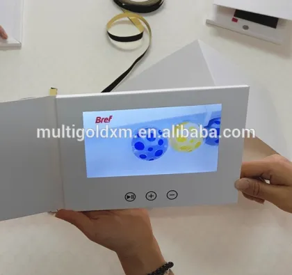 Customize LCD Video Brochure Card, Advertising Video Card, Video Greeting Card