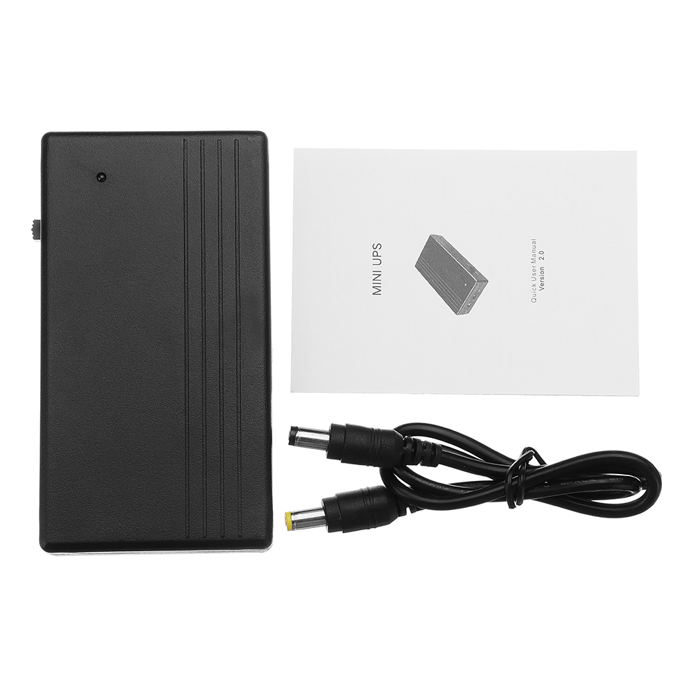 12V 2A 22.2W Mini UPS Uninterrupted Backup Power Supply Battery Security Standby Power For Camera Router Electrical Equipment