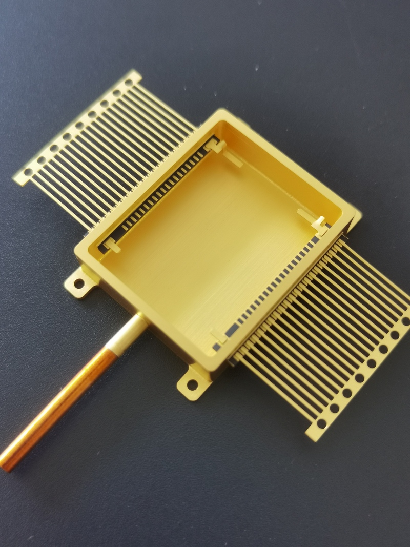 A precision metallized ceramic substrate for electronic applications