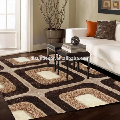 popular brown chinese bedroom rug
