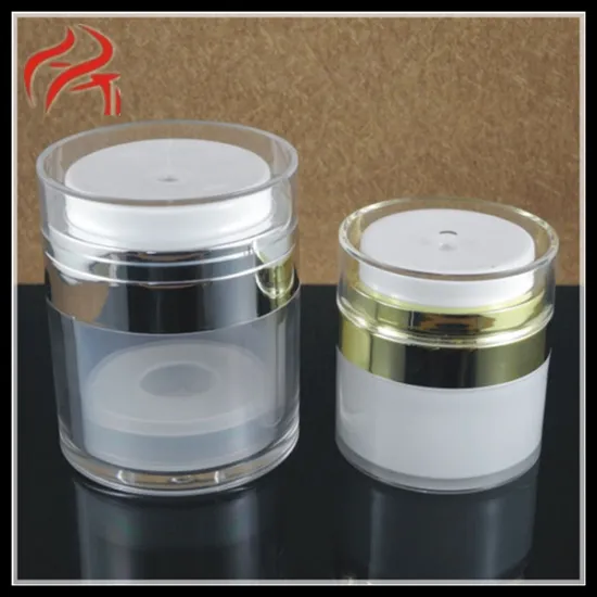Airless Round Cream Jar For Cosmetics