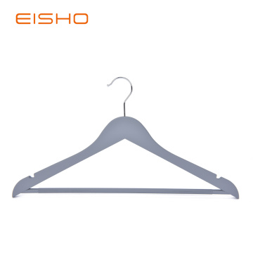 Rubber Coated Wood-like Plastic Hangers RCP001