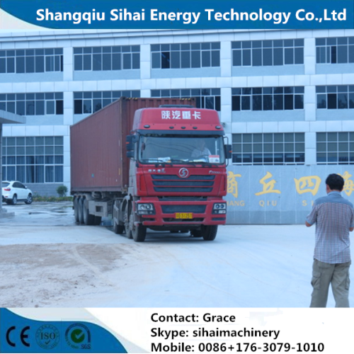 waste tire processing to fuel oil machine