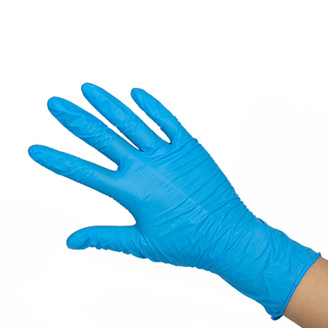 nitrile exam gloves powder free