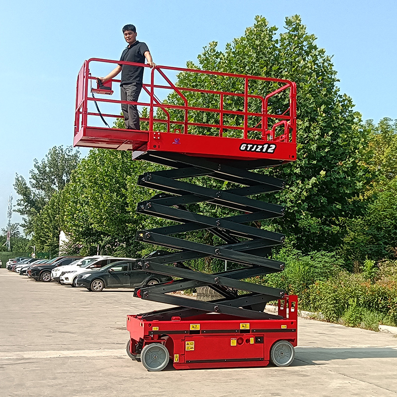 8meters Self-propelled Electric Scissor Lift: High-elevation Work ...