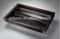 Furniture fitting adjustable shoe rack for wardrobe