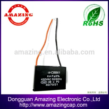 Internaional 400VAC Capacitor Metallized Film Capacitor CBB61 15uf 450v