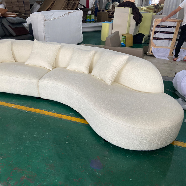 Italia Diseño Living C Shape Curved Sofas