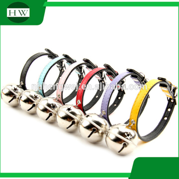 Free Sample Custom Dog Collars Leashes Bulk With Bell Supplies For Sale