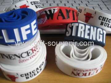 Personalized Printed Custom Silicone Bracelets 