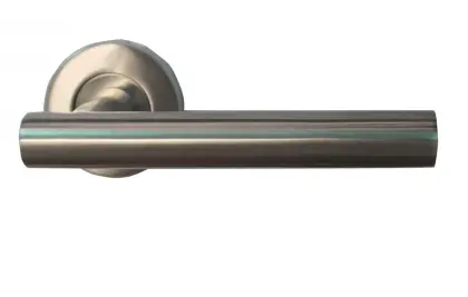 SS T Bar Lever on Rose Door Handles