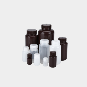 PP / HDPE plata mutes reaģenta pudele 8-1000ml