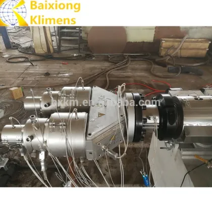 pvc pipe extrusion line with ten stations belling machine