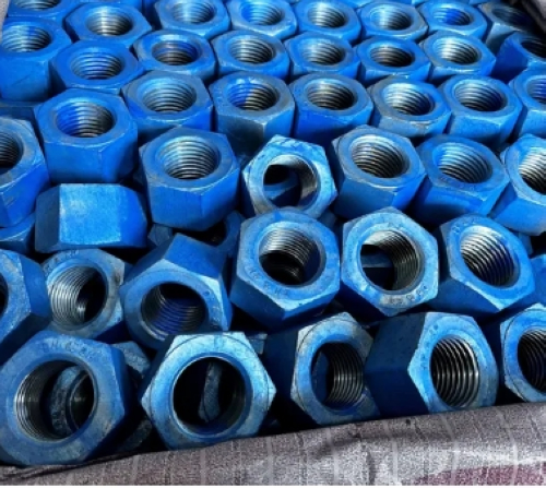 A563 Gr. Dh & 2h Heavy Hex Nut HDG with blue Wax