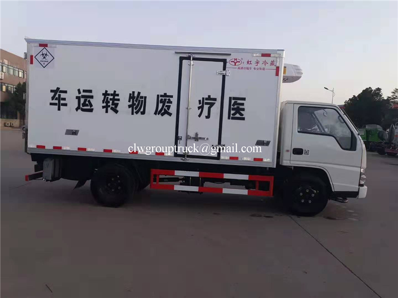 مركبة نقل النفايات الطبية JMC 4x2 الجديدة