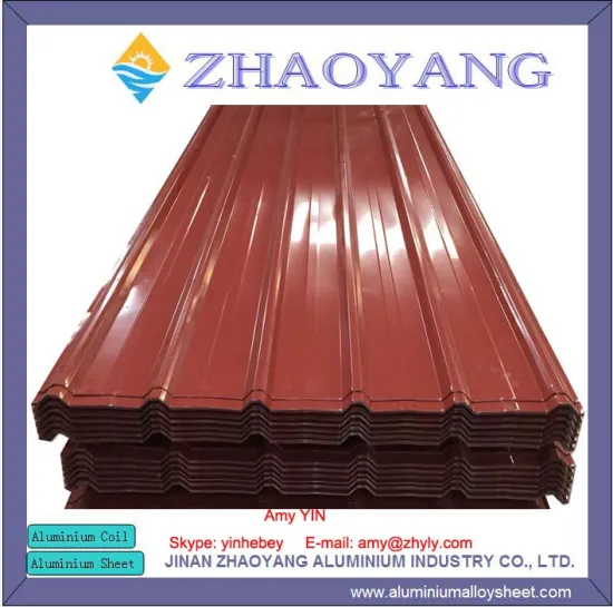 AA3003 1.0mm aluminium corrugated lowes metal roofing sheets price