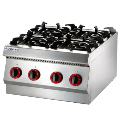 Luxury Kitchen Equipment Gas Lava Rock Grill with Cabinet