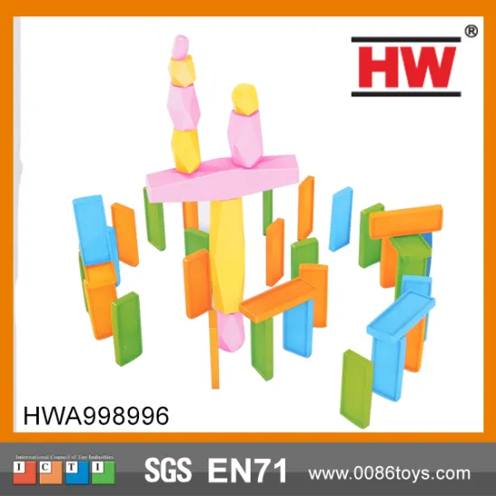 38PCS Hot Sale Plastic Kids Toy Domino Blocks