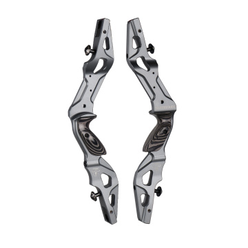 Professional Topoint Archery Recurve Bow Riser Slither 19\" - High-Quality Aluminum CNC Milling ILF Riser for Universal Hunting Bow: OEM/ODM Solutions