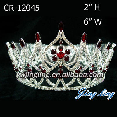 Red Beauty Queens Crowns