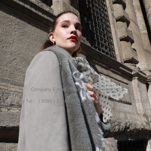 Kopenhagen Lady Mink Fur Overcoat In Winter