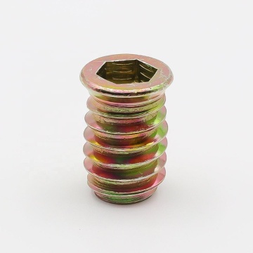 M8 to M10 Hex Socket Insert Nut for Furniture