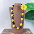 Popular Color Acrylic Kukui Nut School Graduation Lei