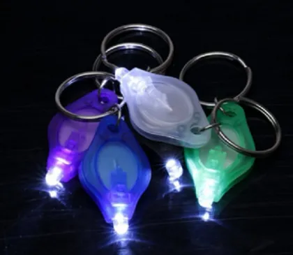 Led key chain /pvc key chain with led