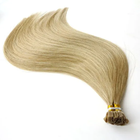 Factory Price 200 Strands Flat Tip Cuticle Aligned Human Hair Pre Bonded Remy Hair Extensions 1G