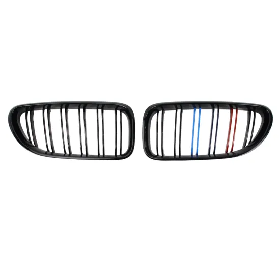 ABS M Color Double Slat Front Bumper Kidney Grille for BMW 6 Series F06 2012-2016