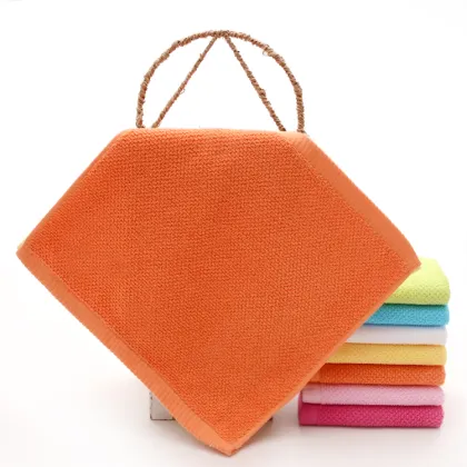 Luxury Orange Oversized Shower Towels