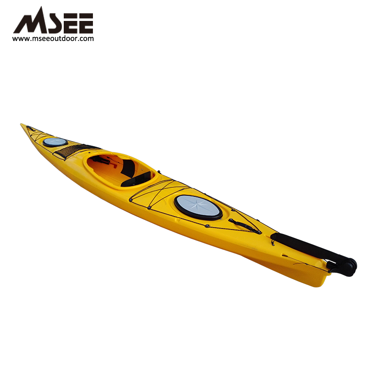 Used Tandem Fiberglass Whitewater Kayak 110cc