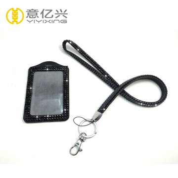 Cheap black bling lanyards for sale