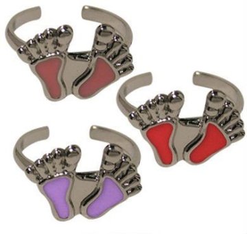 316L stainless steel Plated Feet toe ring body piercing jewelry