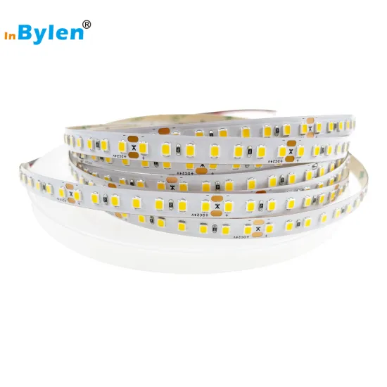 High Efficacy DC 24V 12W 140LEDs 2835 High Brightness LED Strip Light IP20 125LM/W 3 Years Warranty