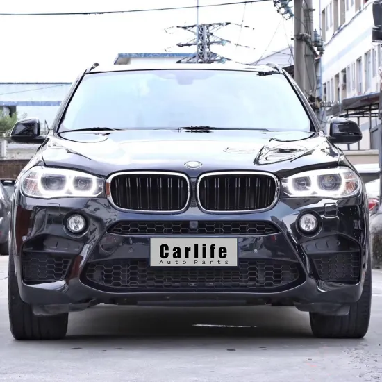 BMW X5 F15 2013-2018 Car Body Kit - Front Bumper Grilles and Rear Bumper Tail Pipes (X5M Upgrade)