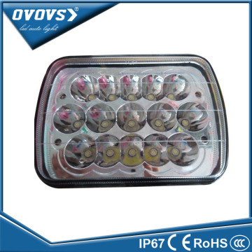 OVOVS 7 inch waterproof Replacement sealed beam lamp 45watt led 5x7 headlight
