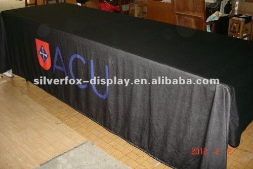 Any size table cloth of 4ft, 5ft, 6ft and 8ft table