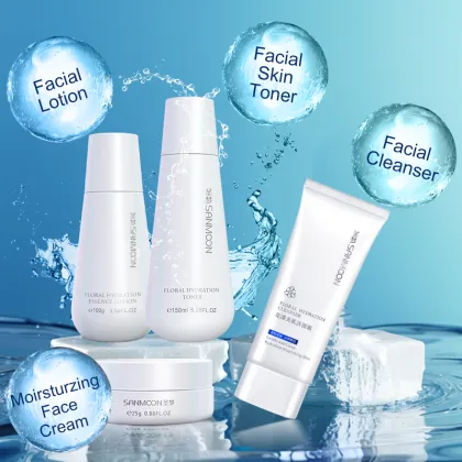 Oily Skin Care Set for Sensitive Skin: Beauty Products and Cosmetics