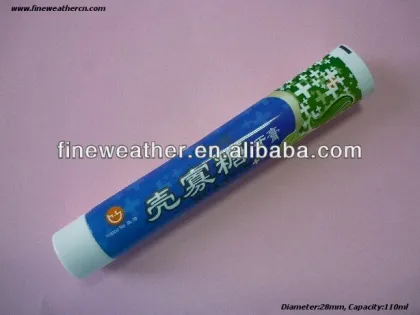 Stand up cap Toothpaste Tubes