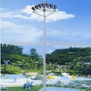 High mast light post