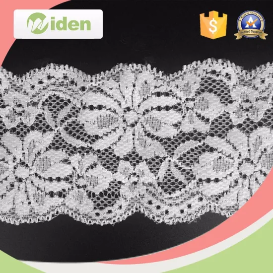 6.2 CM Elastic Paisley Chantilly Lace Fabric Trim Most Expensive Net Lace