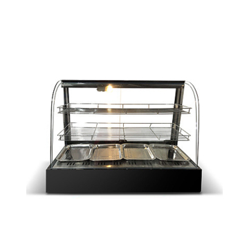 Curved Warming Cabinet for Food Display