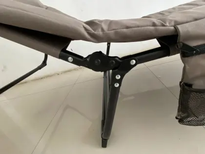 Folding Camping Bed with Mattress for Office Nap