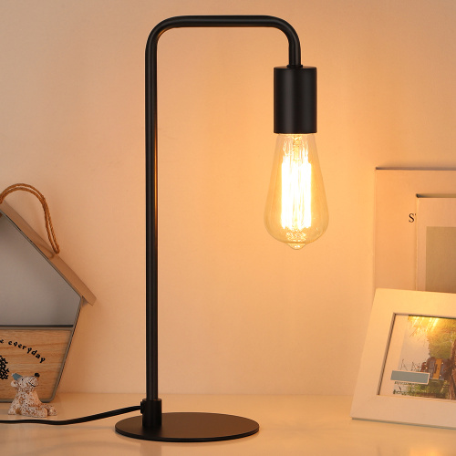 Petites lampes de bureau Edison en métal pour le chevet