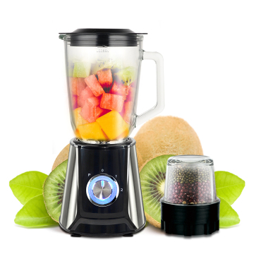 Fruit Smoothie Juicer Machine: Kitchen Food Processor for Ice Mixing and Electric Blending