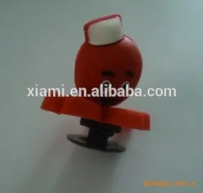 fine quality sweet mile mode 3D rubber shoes charm