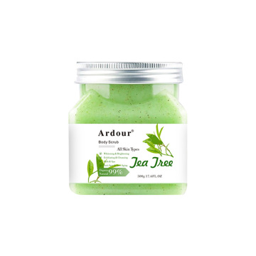 Natural Organic Body Sugar Scrub for Exfoliating and Whitening