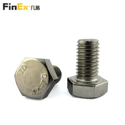 High Strength Hardware Fastener Stainless Steel Hex Bolts