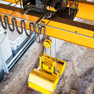QZ Dredge Electric Hydraulic Clamshell Grab Bucket Overhead Crane System
